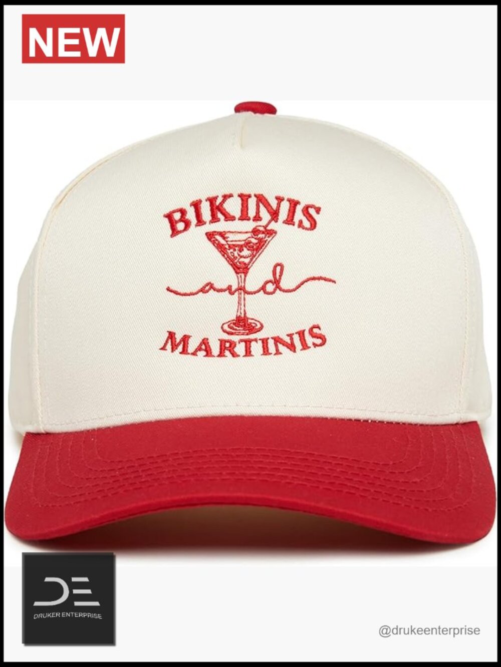 Vintage Canvas Snapback Hat - Adjustable 2 Tone Cap for Men Women